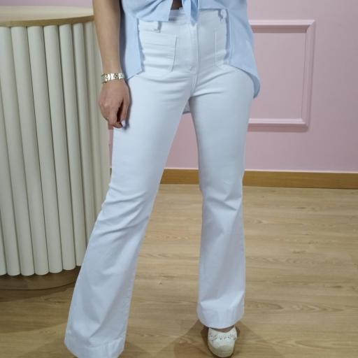 Jeans brancos Flare [3]
