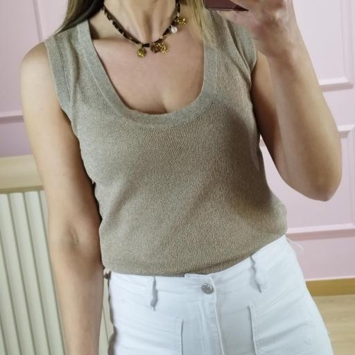 Top malha dourado [1]