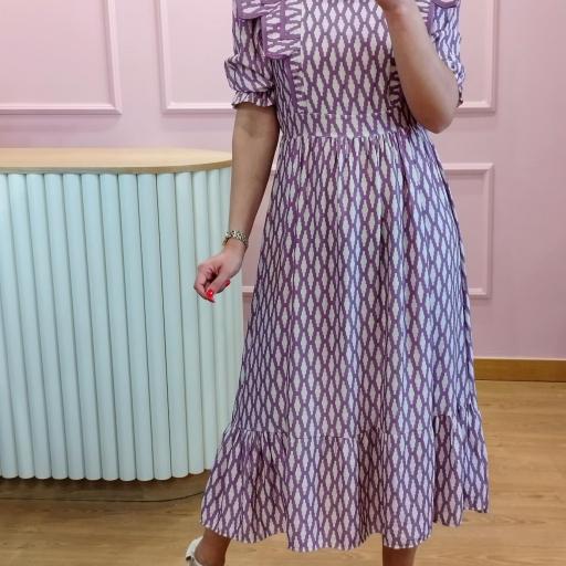 Vestido Hippie lilás