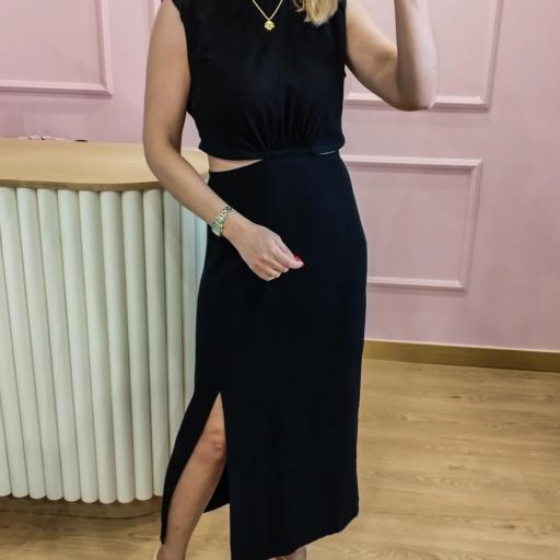 Vestido linho preto [1]