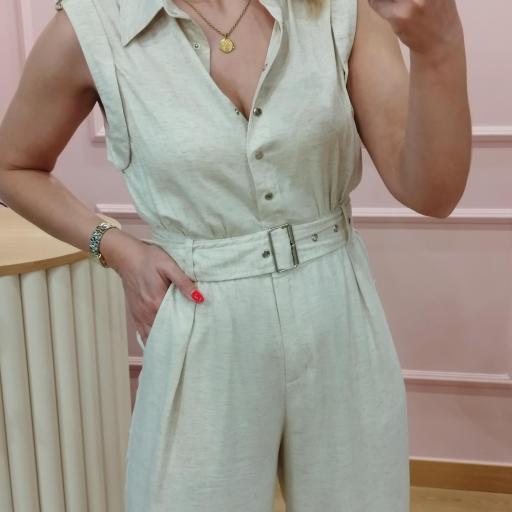 Jumpsuit cinto linho [1]