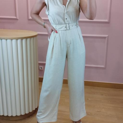 Jumpsuit cinto linho [2]