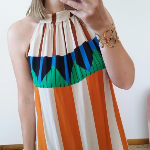 Vestido halter colour [2]