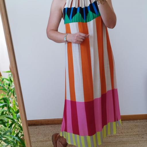 Vestido halter colour [3]