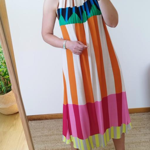 Vestido halter colour [1]