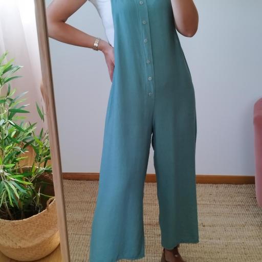 Jumpsuit Trendy azul esverdeado [3]