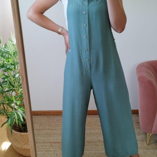 Jumpsuit Trendy azul esverdeado [1]