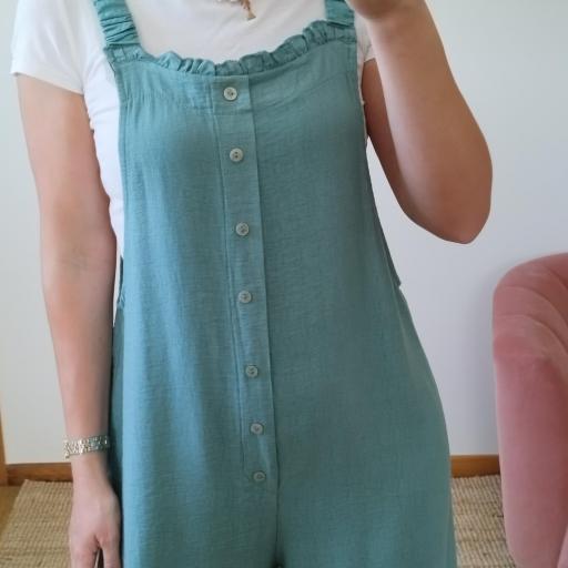 Jumpsuit Trendy azul esverdeado