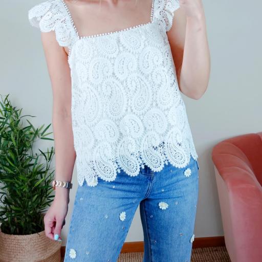 Blusa  branca Renda [2]