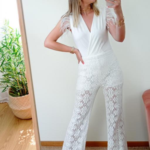 Calça Branca Crochet [2]