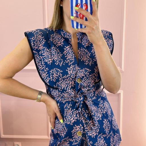 Conjunto azul flores [2]