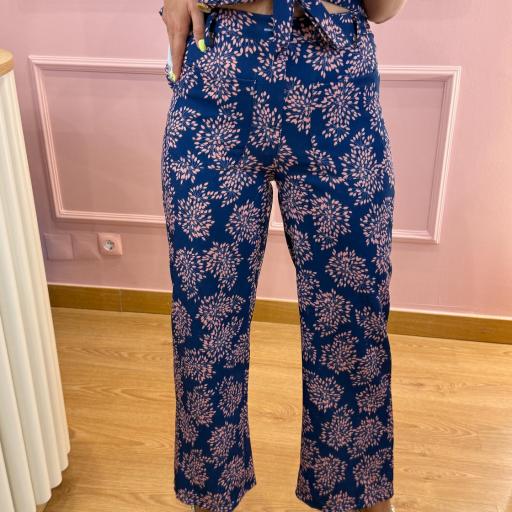 Conjunto azul flores [3]