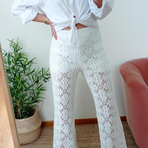 Calça Branca Crochet [1]