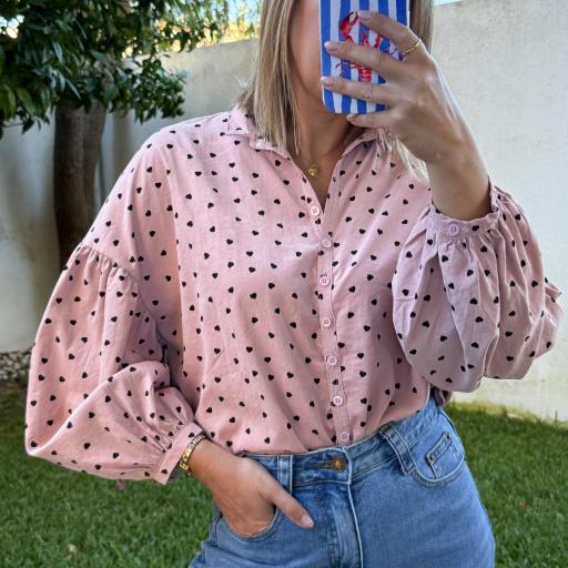 Camisa Pink Heart [2]