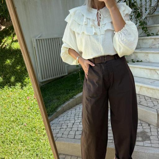 Calças Balloon choco [3]