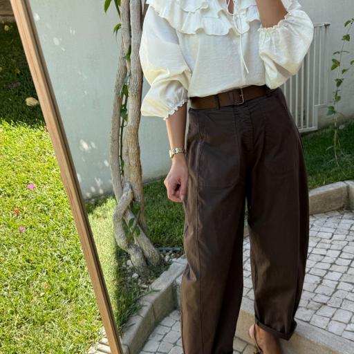 Calças Balloon choco [2]