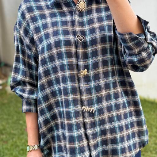 Camisa Tartan azul [0]