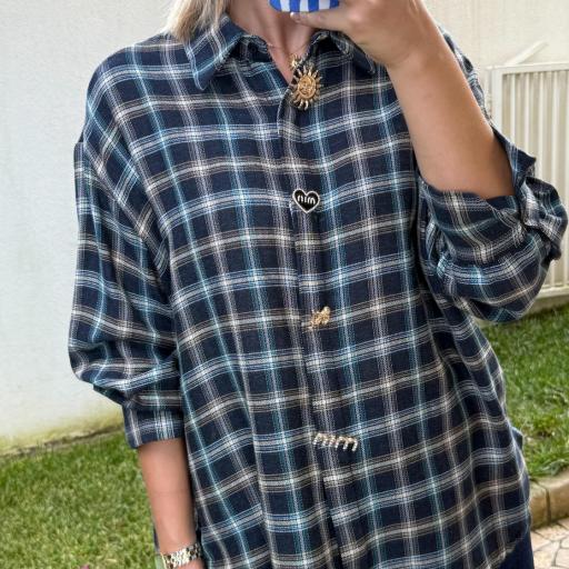 Camisa Tartan azul [1]