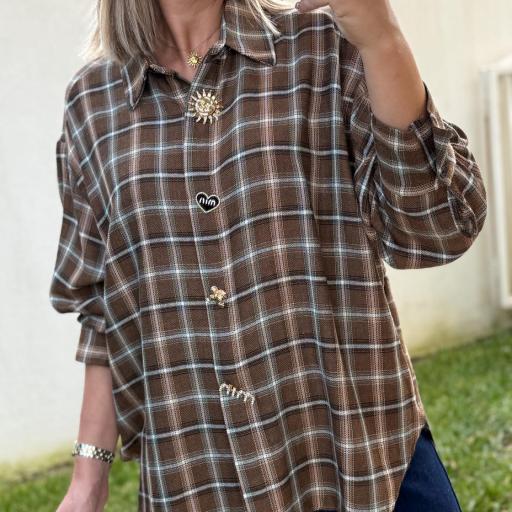 Camisa Tartan Choco [1]