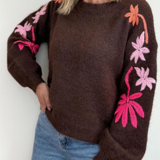 Camisola choco Flores [2]
