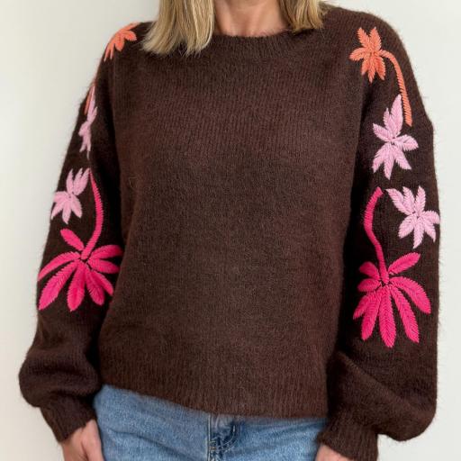 Camisola choco Flores [0]