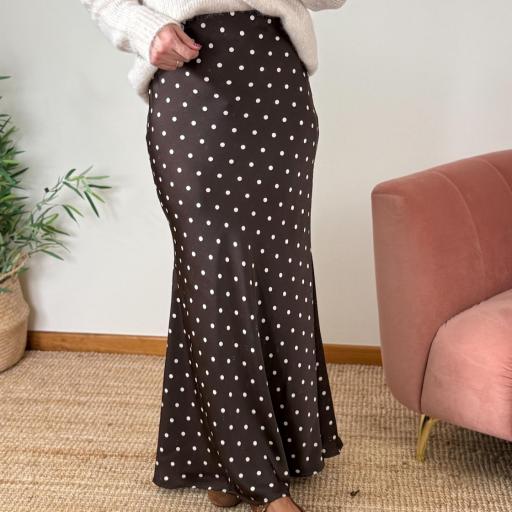 Saia Choco Polka Dots