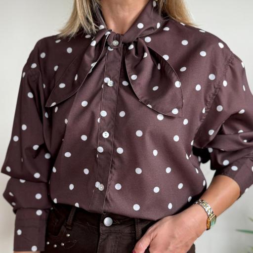 Blusa laço Polka Dots [2]