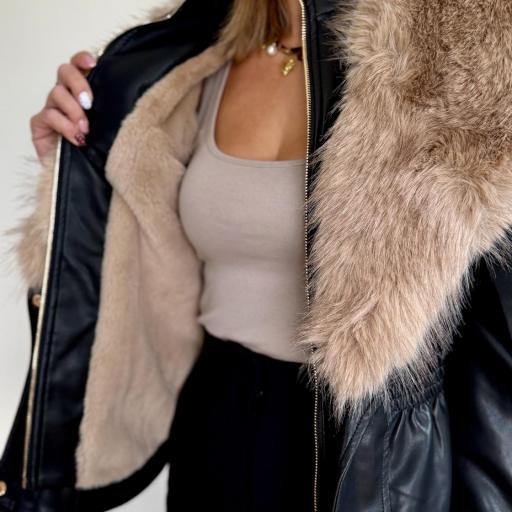 Casaco polipele preto [2]