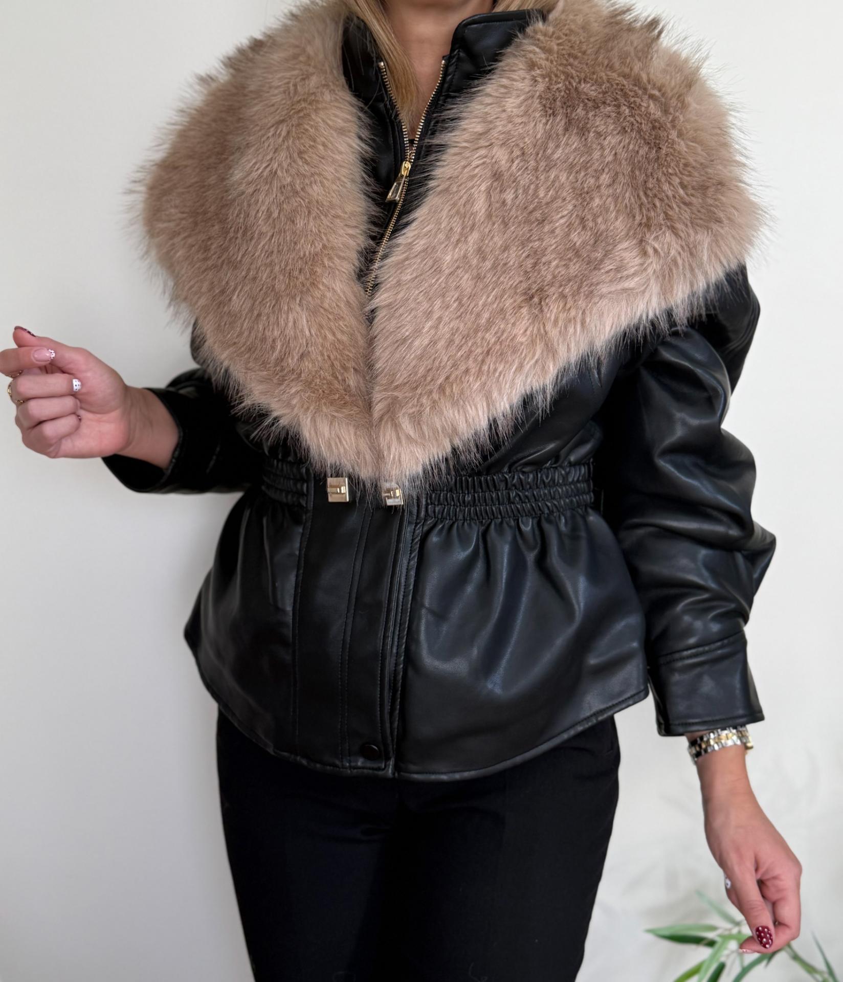 Casaco polipele preto