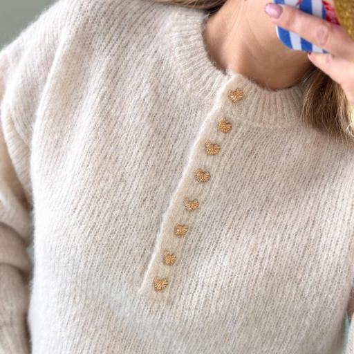 Camisola corações bege [2]