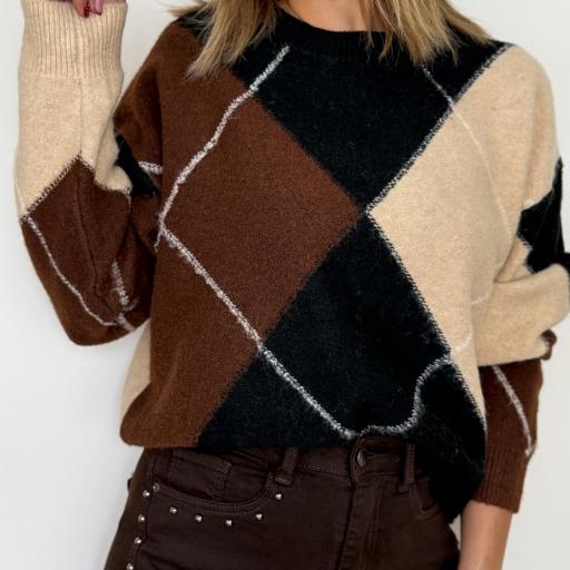 Camisola Losango Choco