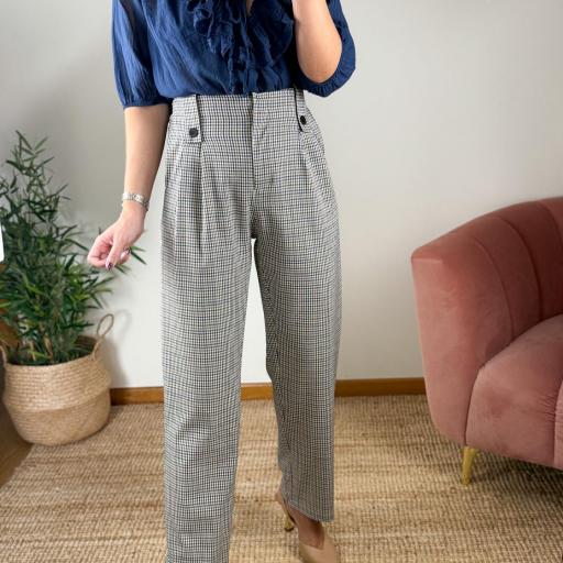 Calças Xadrez Elegance