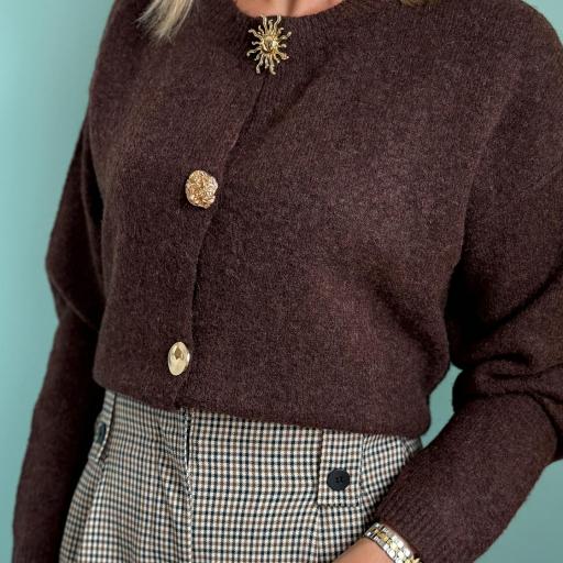 Cardigan choco Paris [1]