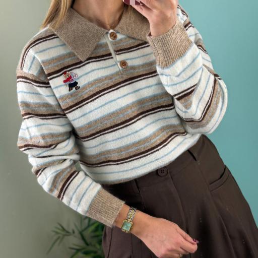 Camisola Gola Bear [0]