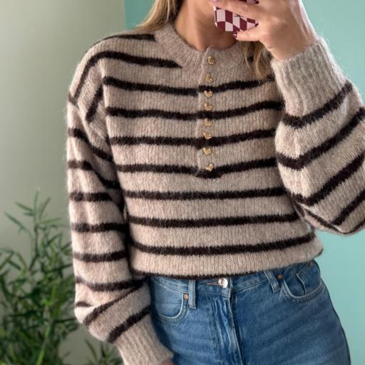 Camisola choco e bege [3]