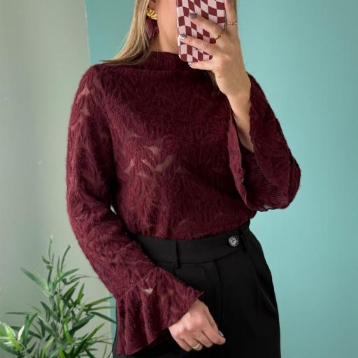 Blusa pelinho bordô [3]