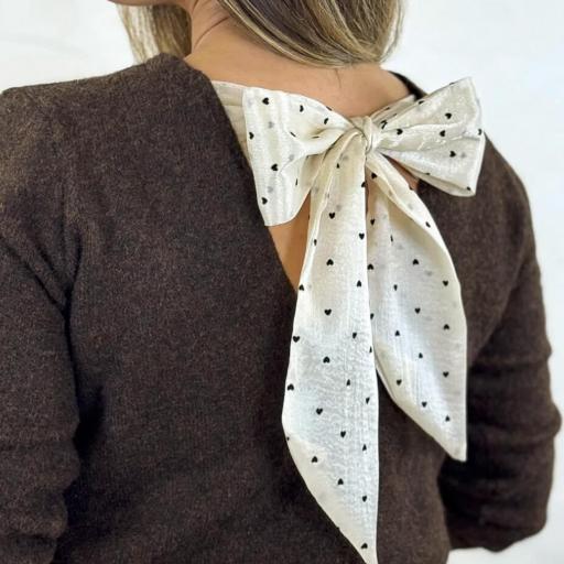 Camisola laço corações [0]