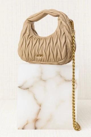 Bolso acolchado beige Latido