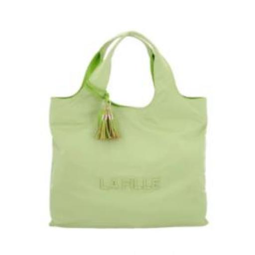 Bolso La Fille des Fleurs shopper nylon verde  [0]