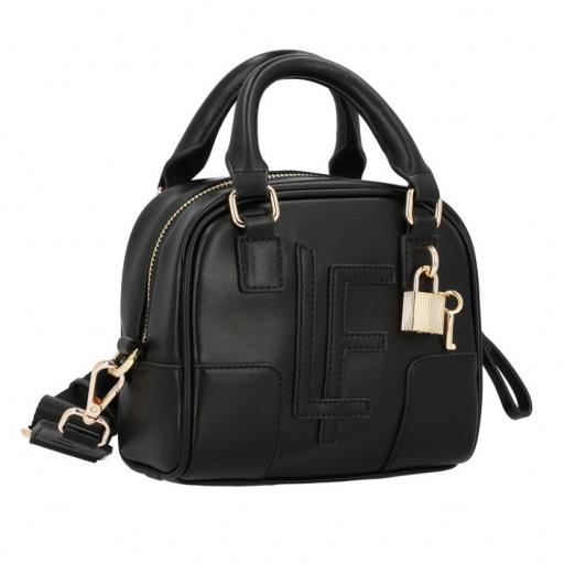 Bolso Negro candado La Fille [1]