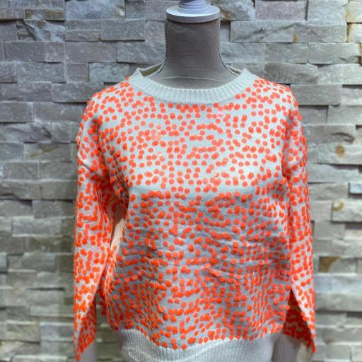 Jersey personalizado lentejuelas naranja fluor [1]