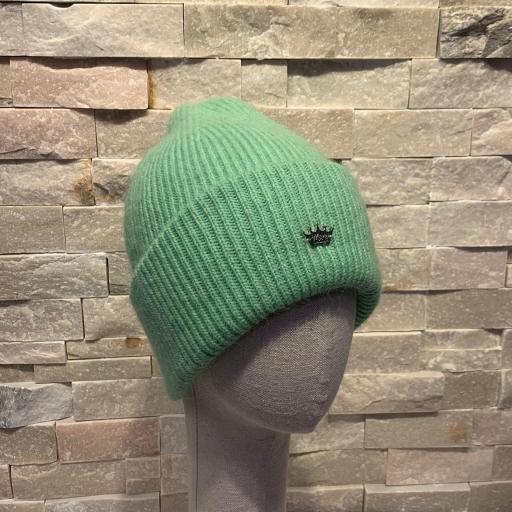 Gorro punto de canalé verde - Made in Mare [0]