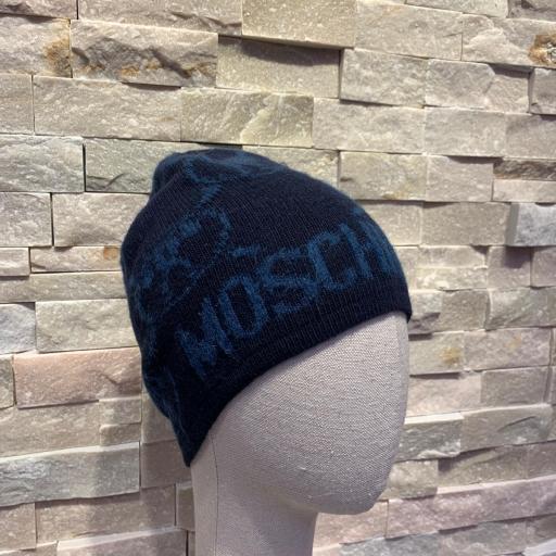 Gorro de Moschino marino y azulón