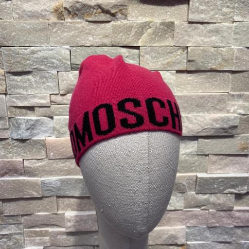 Gorro de Moschino fresa y negro [1]