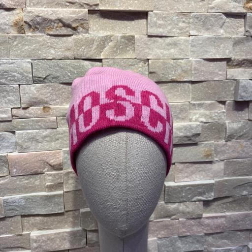 Gorro de Moschino rosa y fucsia [2]