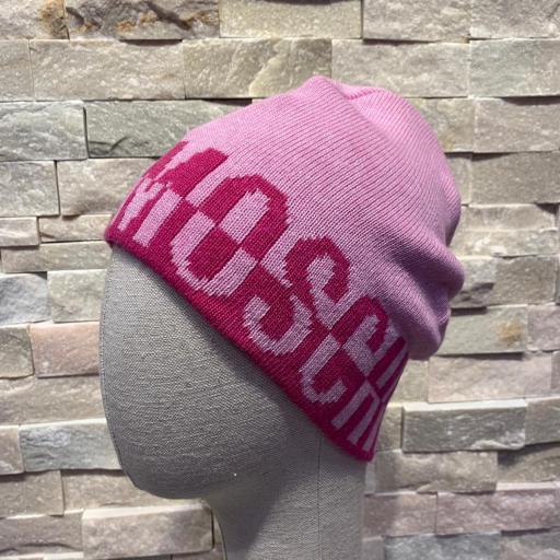 Gorro de Moschino rosa y fucsia [1]