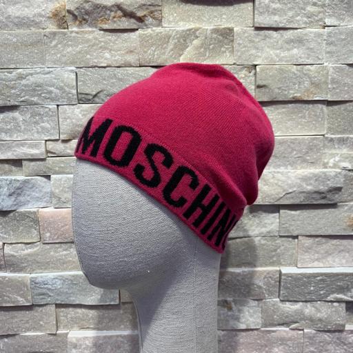 Gorro de Moschino fresa y negro [2]