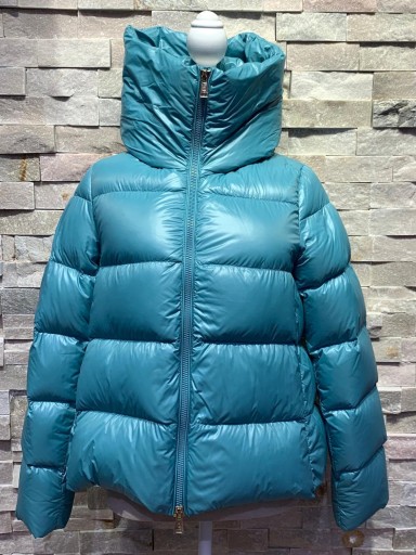 Abrigo Emma&Gaia turquesa corto