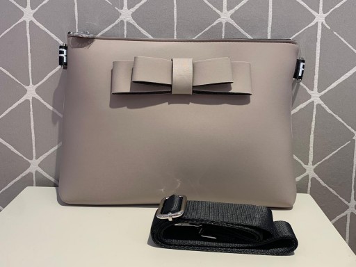 Bolso La Fille des Fleurs lazo beige