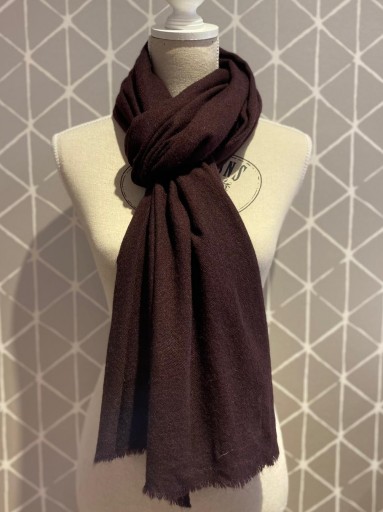 Bufanda marrón chocolate